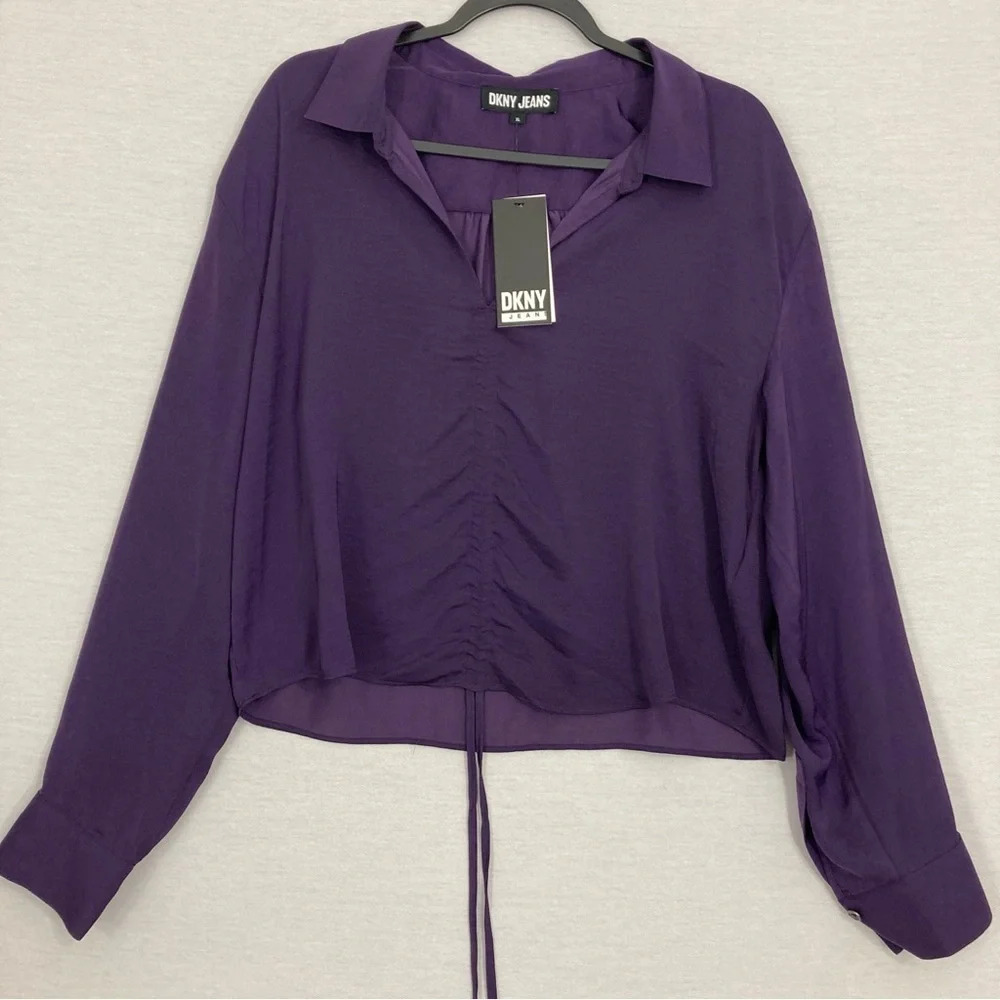 DKNY Purple Women's Blouse